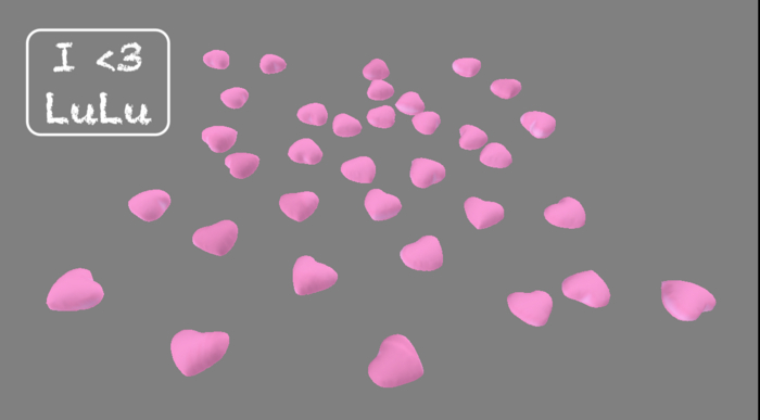 Full Perm Heart balloons
