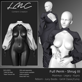 DEMO - LMC Mesh - Shrug III - Bolero Jacket Maitreya Legacy Kupra Reboen Juicy GenX