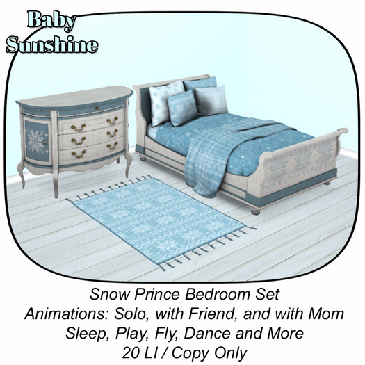 Snow Prince Bedroom Set  (ADD)