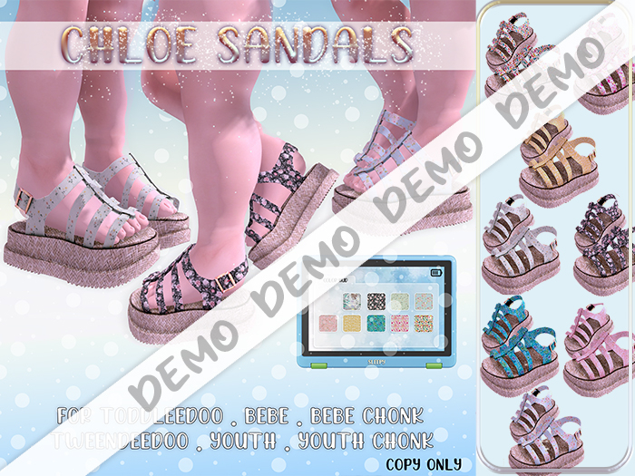 Sleepy. Chloe Sandals DEMO