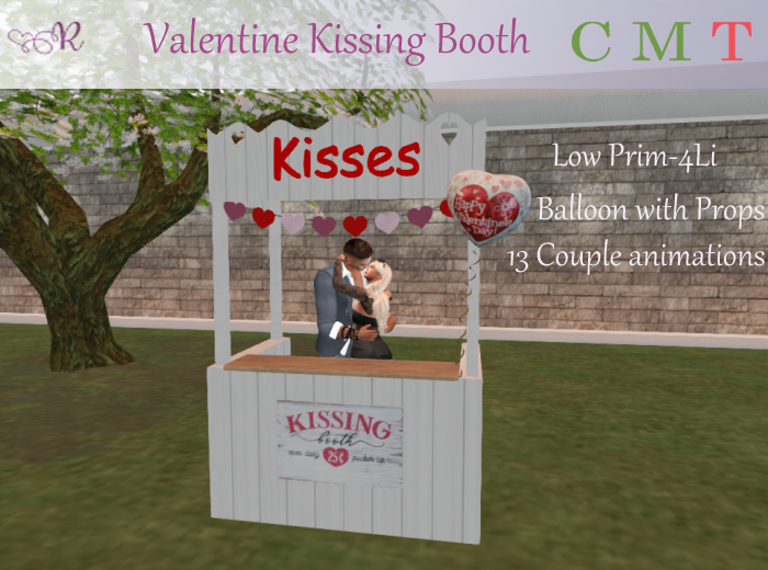 *Revived* Valentine Kissing Booth PG -4Li