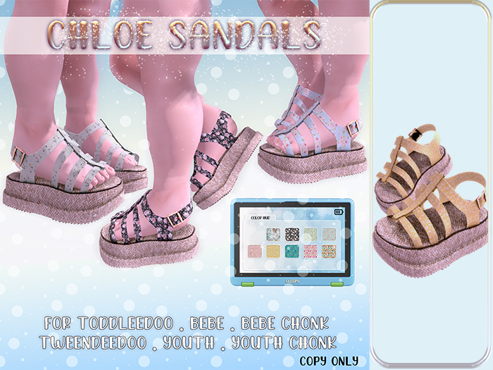 Sleepy. Chloe Sandals Yellow