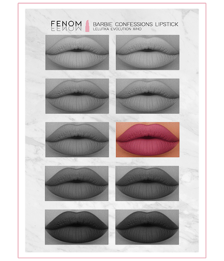 Fenom. Barbie Confessions Lipstick [Lelutka HD] Demo