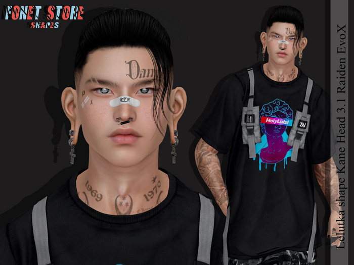 Lelutka shape Kane Head 3.1 Raiden EvoX