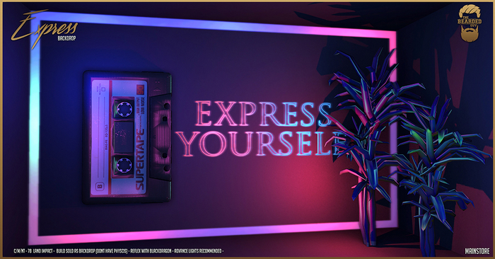 Express Backdrop - The Bearded Guy