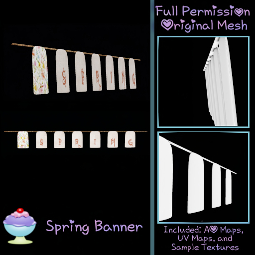 [Sherbert] Full Perm Spring Banner (ADD)