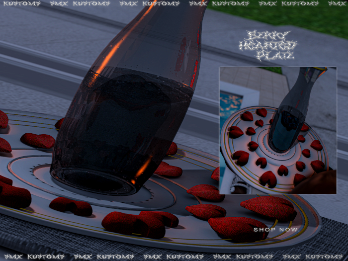 -SMX- BERRY H3ARTED PLATE