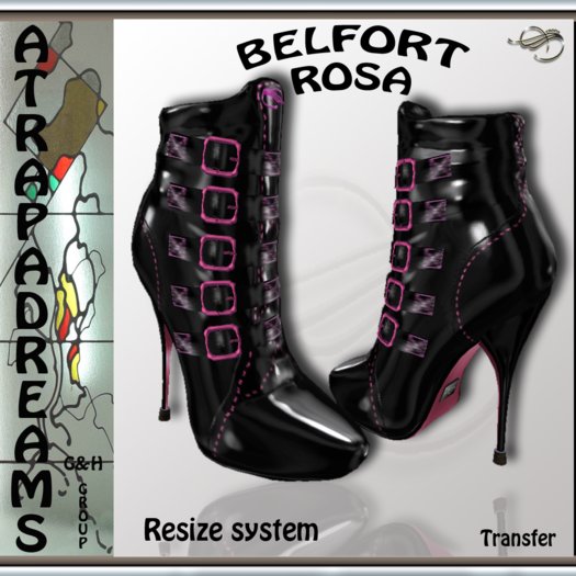 BELFORT ROSA. Exclusive sculpts shoes AtrapaDreams. 