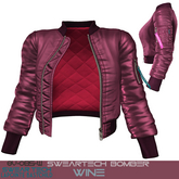 Bomber Jacket - Womens EV085W Techwear - WINE