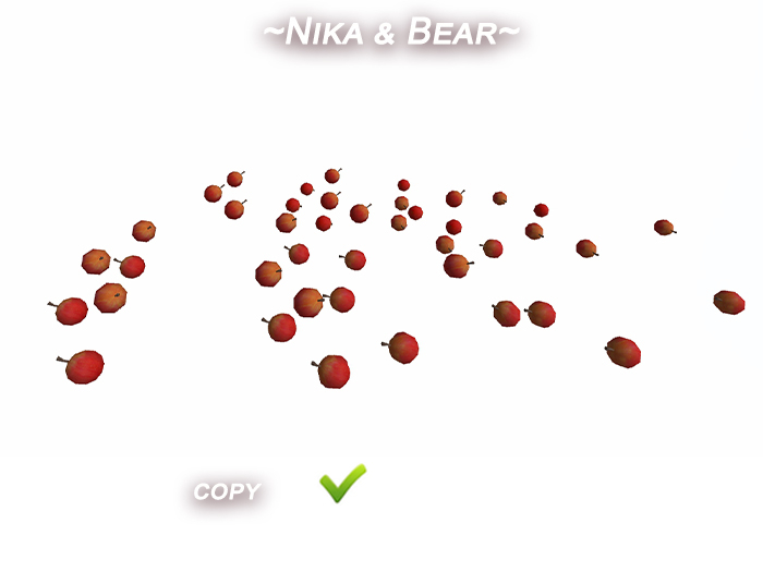 ~Nika & Bear~Fallen apples