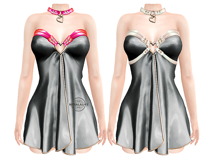 !dM Babydoll ONYX & Latex Harness RARE