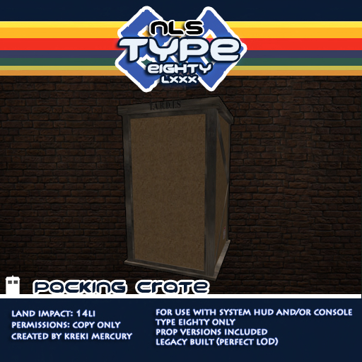 TARDIS Exterior - Packing Crate - Type 80