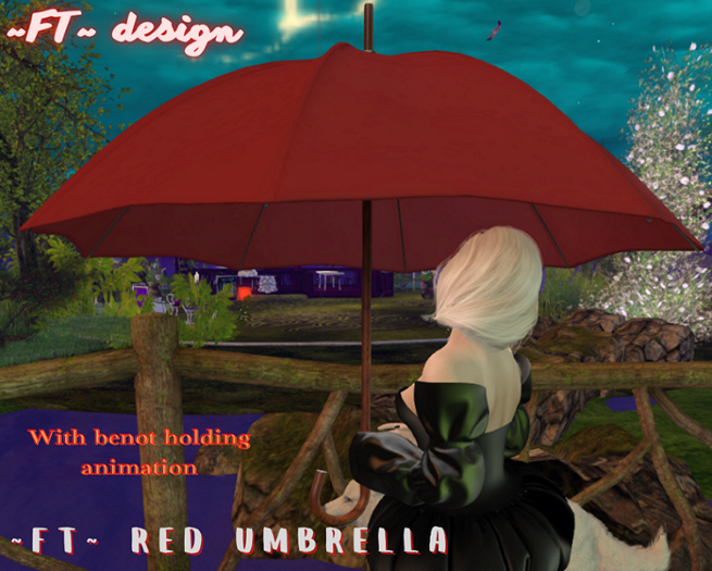 ~FT~ Red umbrella Bento Hold L hand 