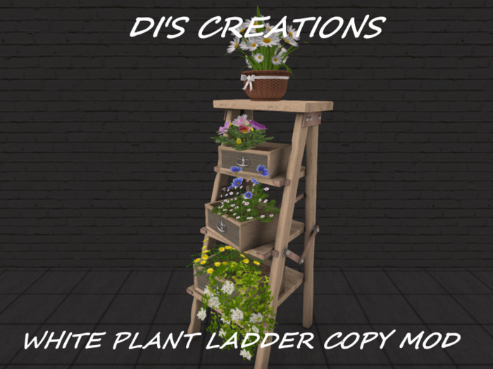 WHITE PLANT LADDER