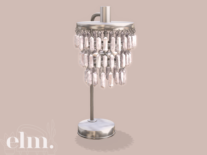 Elm. Melody Table Lamp [Silver]