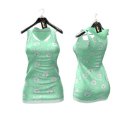 Mint Bunny Hoodie Dress