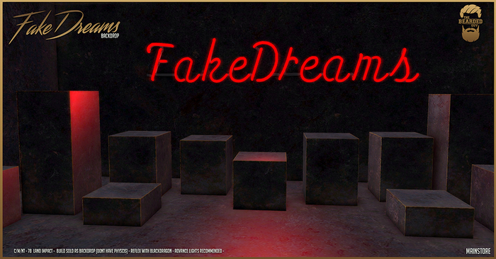 Fake Dreams Backdrop - The Bearded Guy