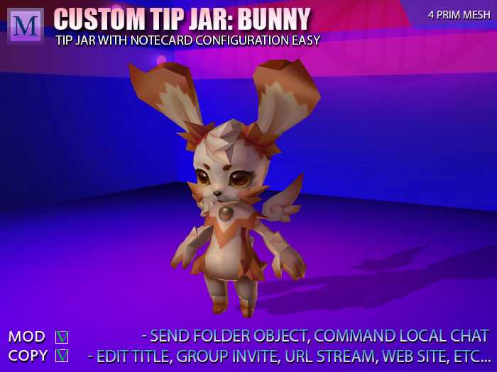 [Misako] Custom Tip Jar: Bunny