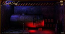 Flamable Heart Backdrop - The Bearded Guy