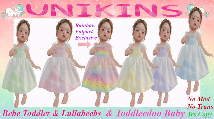 Unikins Amelia Gown Yellow (BBT,TDB,LB)