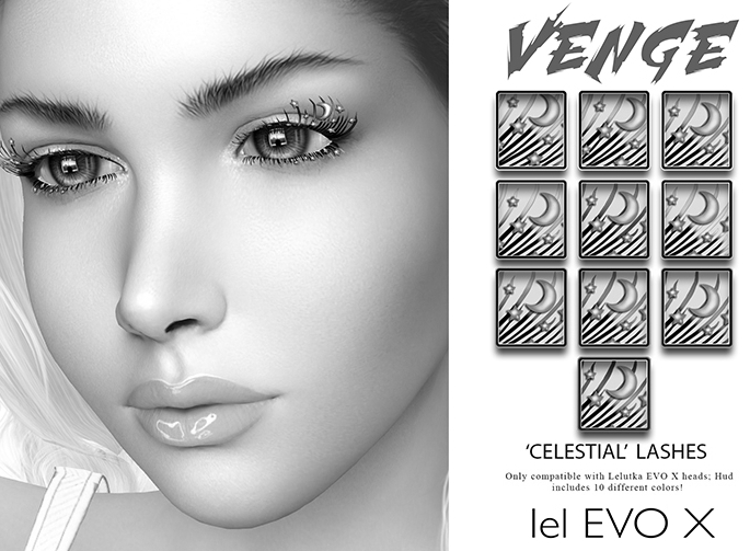 VENGE - DEMO - Lelutka Evo X 'Celestial' Lashes 