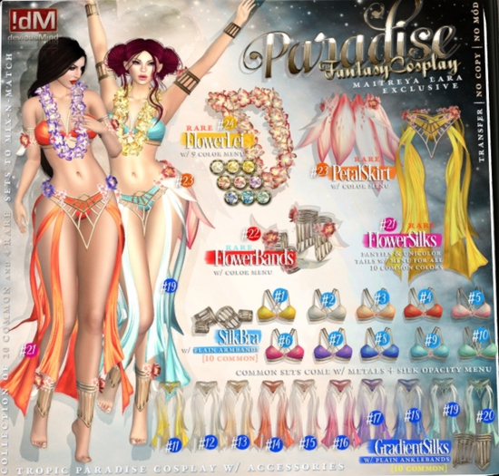 03 !dM Paradise **PEACH** Bra (BOX LARA)