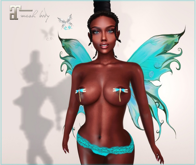 Magical Tealy Flutter Wings