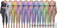 Lilleth Mills x PAUSED Cable Kawaii GenX CURVY