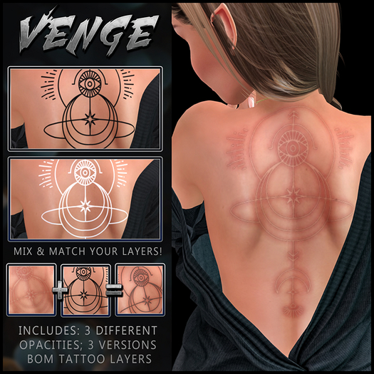 VENGE - BOM - 'Universal Mind' Back Tat 