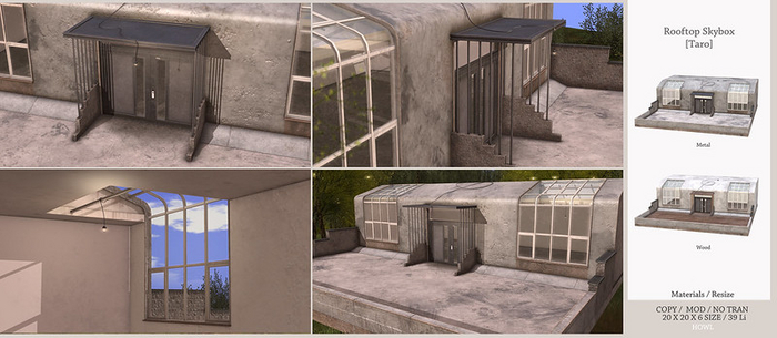 Howl - Rooftop Skybox [Taro] 20x20x6 FATPACK [ADD]