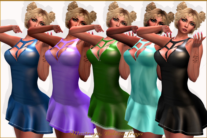 Marga Cocktail Dress, Maitreya and Belleza Freya, 18 Colors