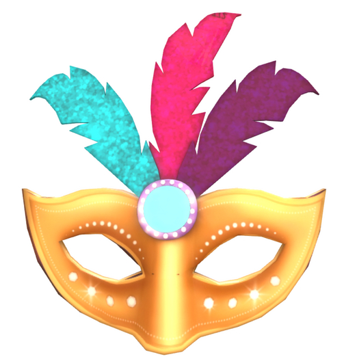 DFS GB#44 Stat Pet - Mardi Gras Mask