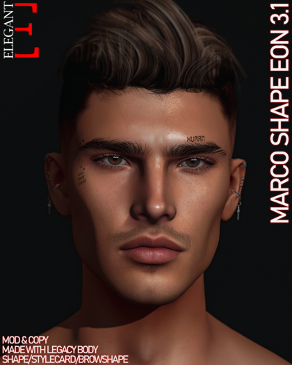 Elegante - Marco Shape for Lelutka Eon 3.1 Head