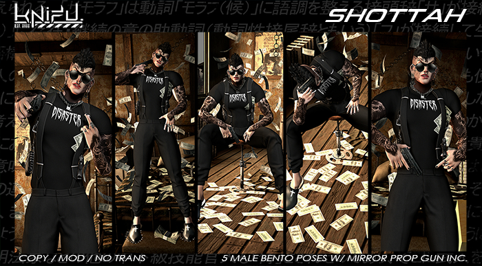 KNIFU. Shottah Pose Pack (Bento)