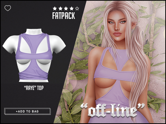 "Off-Line" x "Raye" Top / Fatpack