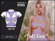 "Off-Line" x "Raye" Top / Fatpack
