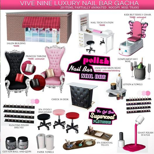 .: vive nine :. Luxury Princess Throne - Black *RARE
