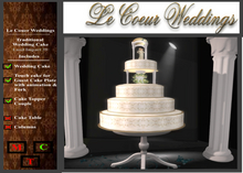 Le Coeur Weddings - Traditional Wedding Cake V2 Bagged