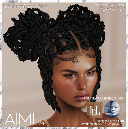 TOKIO Hair - AIMI Alpha Hair - Black