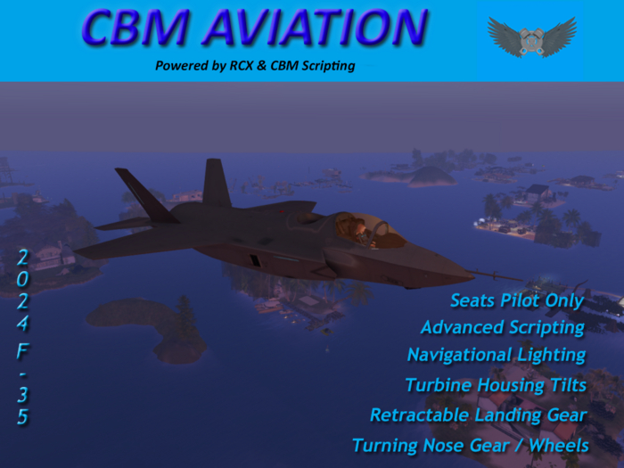 2024 CBM F-35 Lightning Bolt