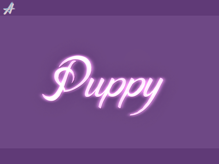 Alore | Puppy Neon Sign