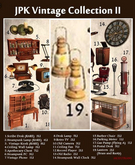 **JPK Vintage Collection2 -Lantern Rusty and Brass-