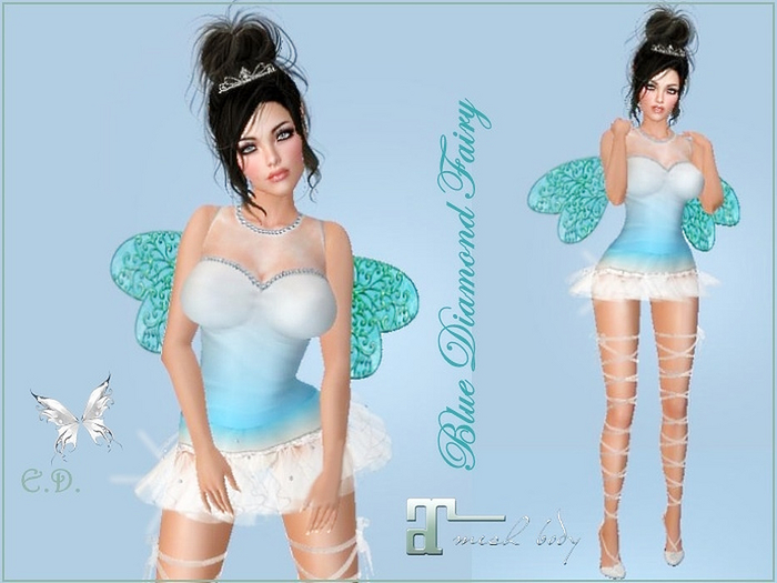 ``***{ E.D BLUE DIAMOND FAIRY BOM & applier