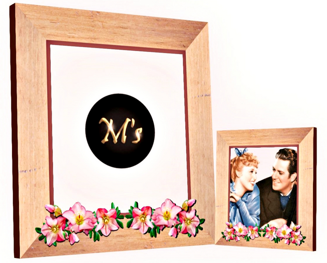 M's - Flowers - Photo frame