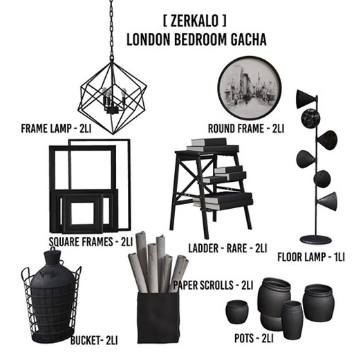 [ zerkalo ] London Bedroom Gacha- Ladder - RARE