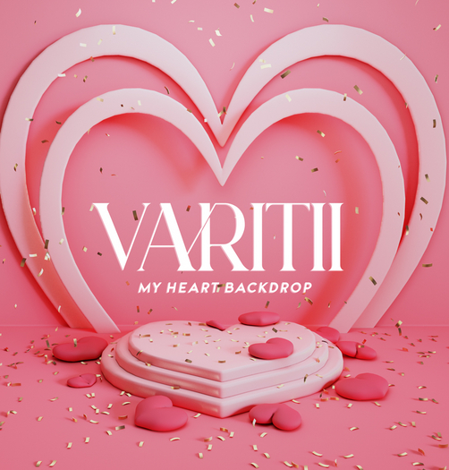 VARITII- My Heart Backdrop[Pink]