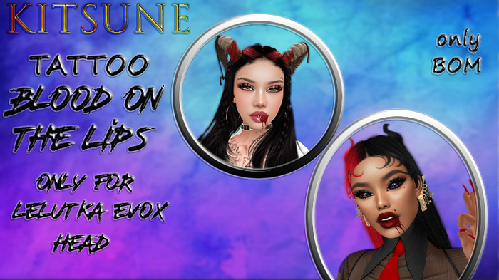 KITSUNE BLOOD ON THE LIPS