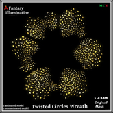 FCBTS - Mesh Twisted Circles Wreath CB
