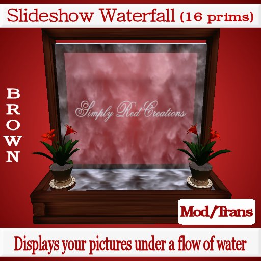 SRC Slideshow Waterfall (Brown Wood)