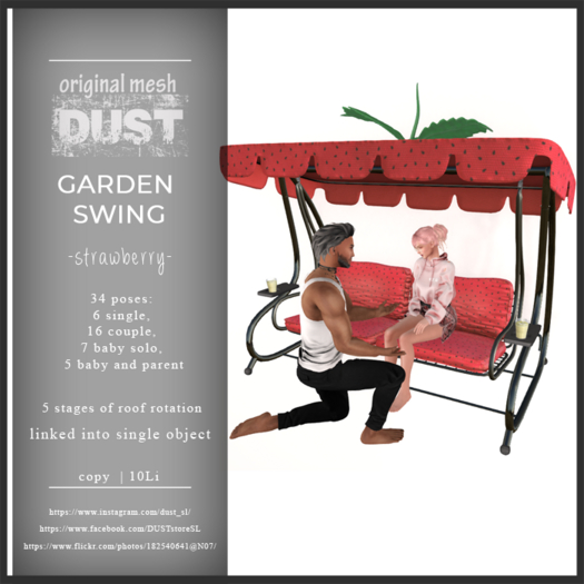 DUST: Garden Swing - Strawberry